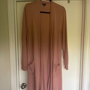 Long line cardigan